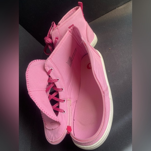Vibrant Pink Kids High-Top Sneakers Accessibility Friendly Size 5 Billy Footwear - Picture 6 of 7
